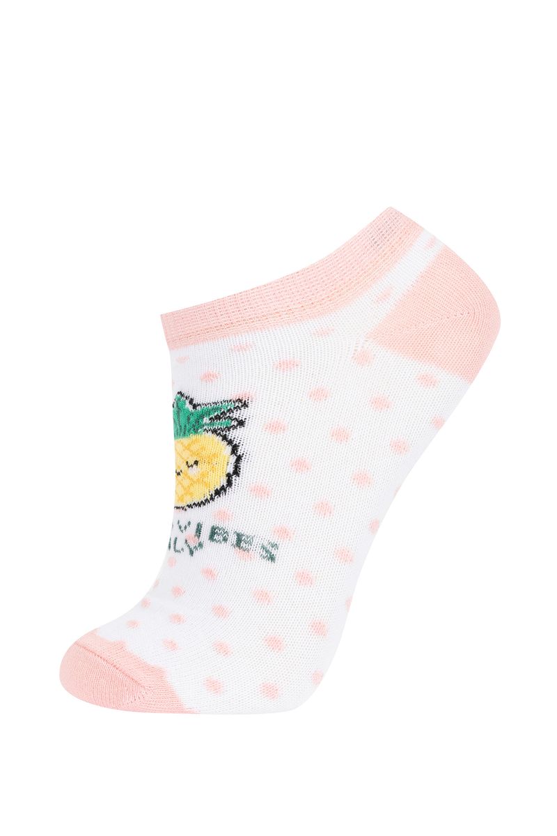 7 Piece Girl Casual Low Cut Socks - Karma