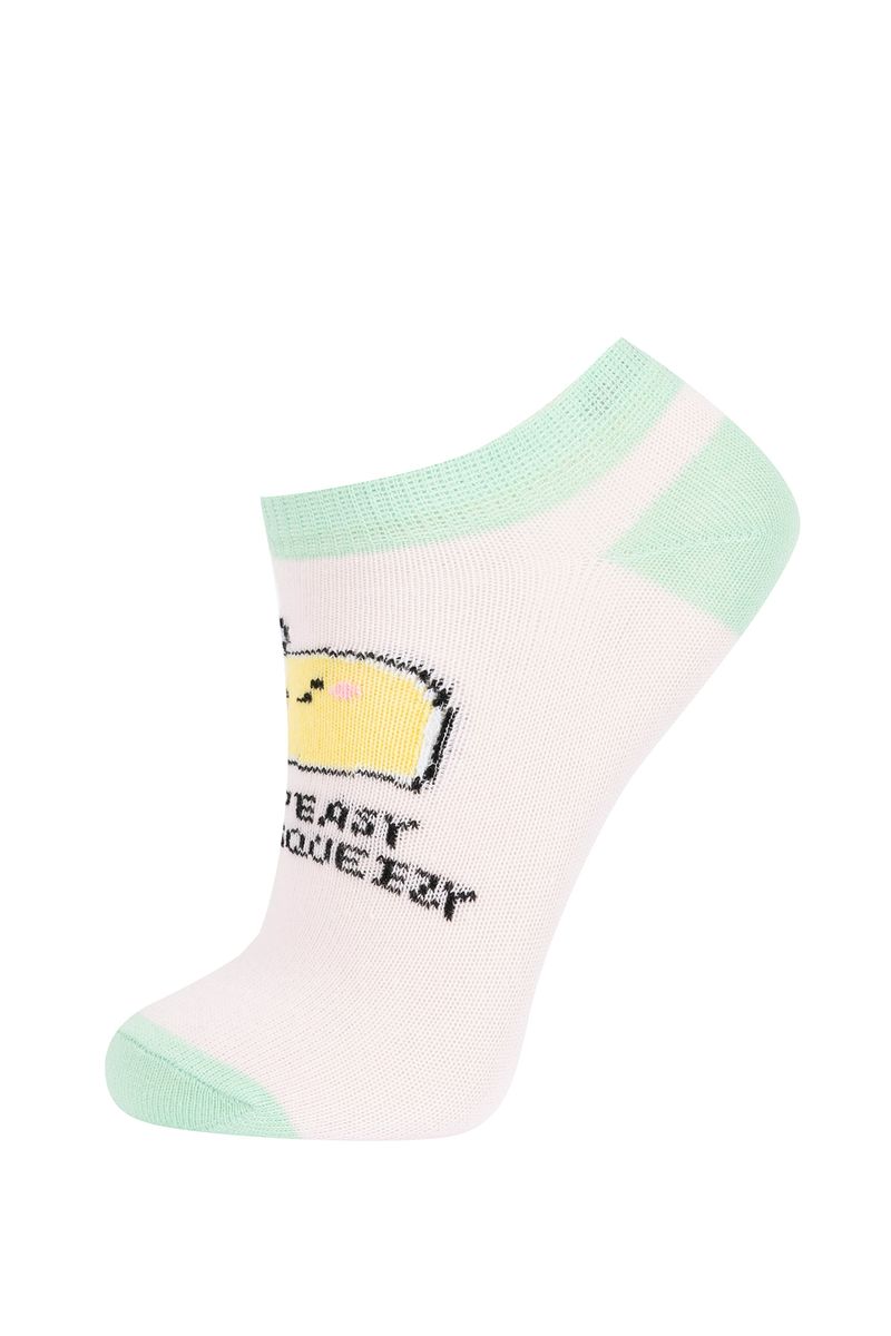 7 Piece Girl Casual Low Cut Socks - Karma