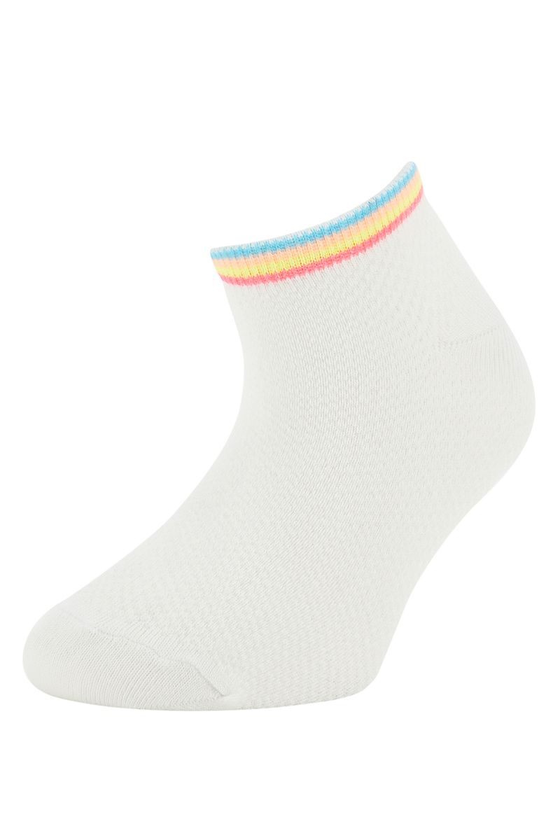 3-Piece Girl Low Cut Low Cut Socks - Multicolour