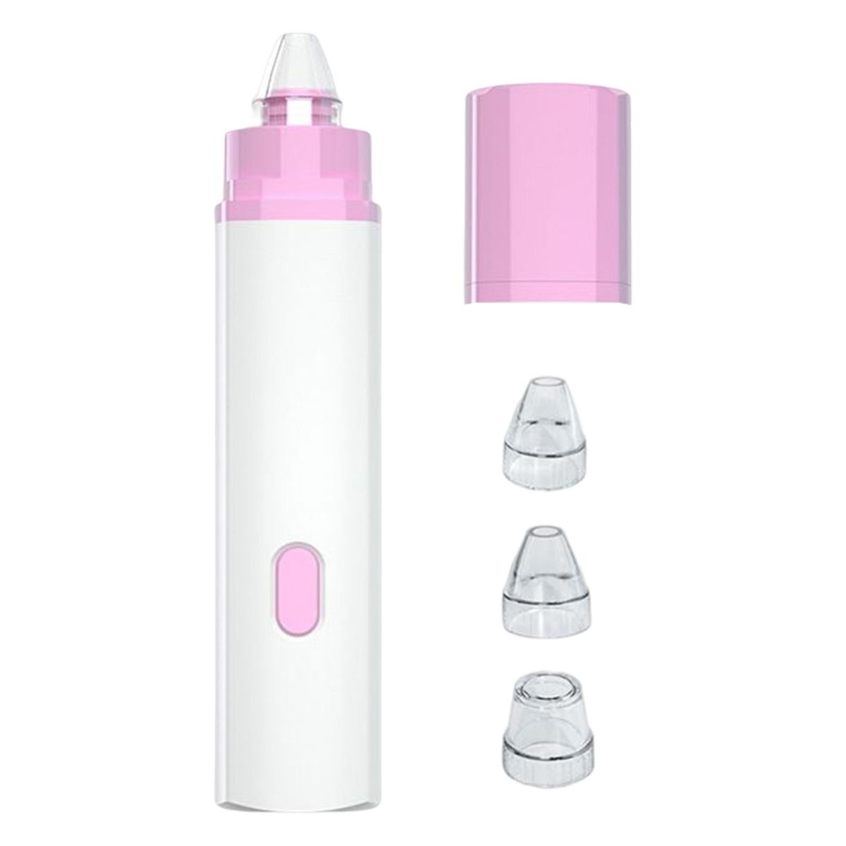 Remover Pore Vacuum 3 Replaceable Probes Cleaner For Pink