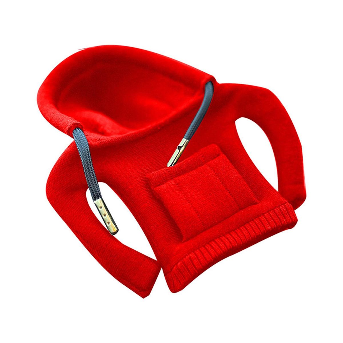 Automotive Gear Shift Knob Cozy Sweater Hoodie Car for Comfortable Red