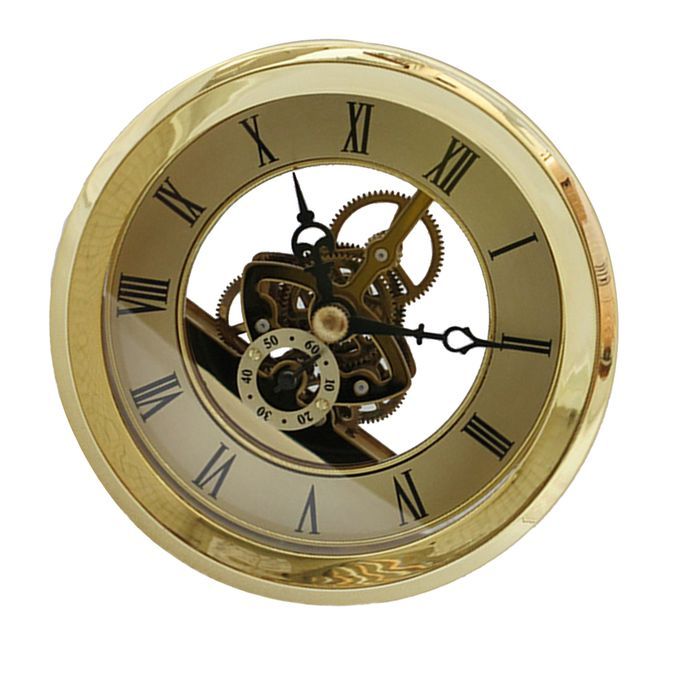 103mm Floating Anniversary Quartz Skeleton Insert Clock Movement DIY