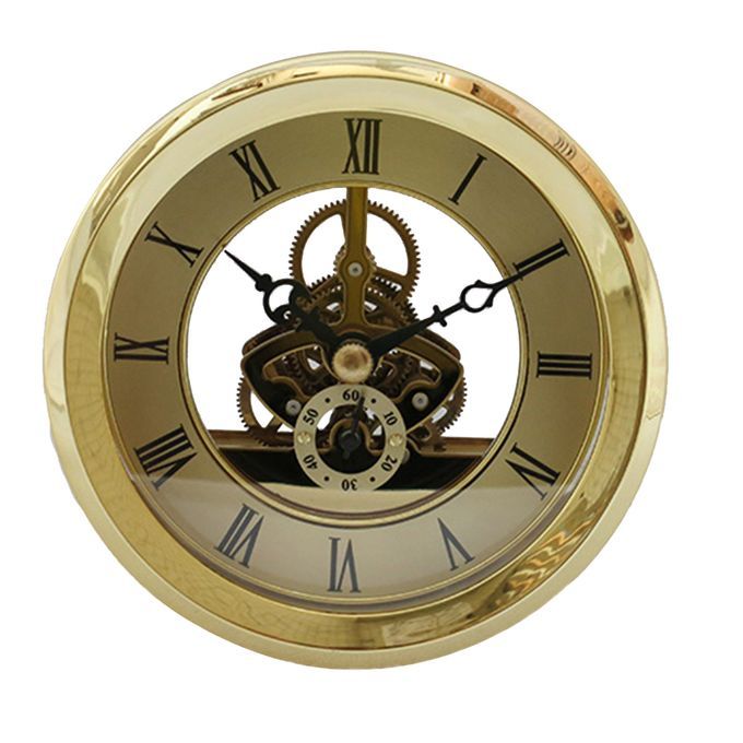 103mm Floating Anniversary Quartz Skeleton Insert Clock Movement DIY