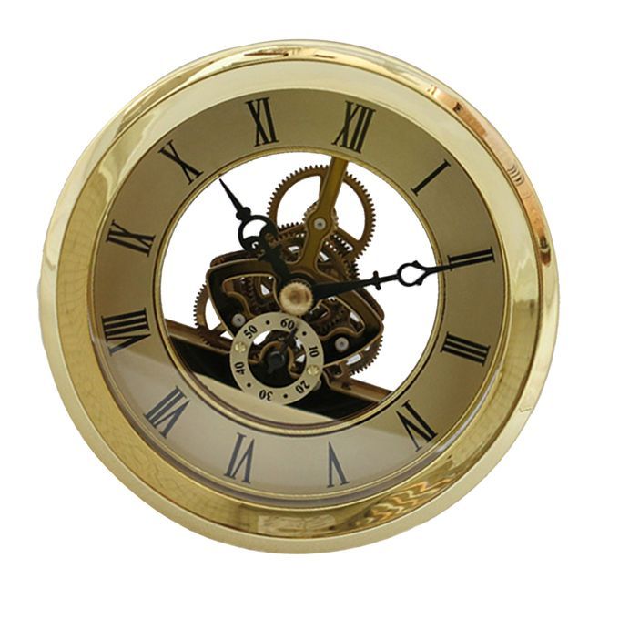 103mm Floating Anniversary Quartz Skeleton Insert Clock Movement DIY