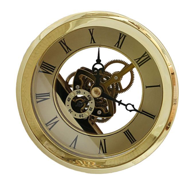103mm Floating Anniversary Quartz Skeleton Insert Clock Movement DIY