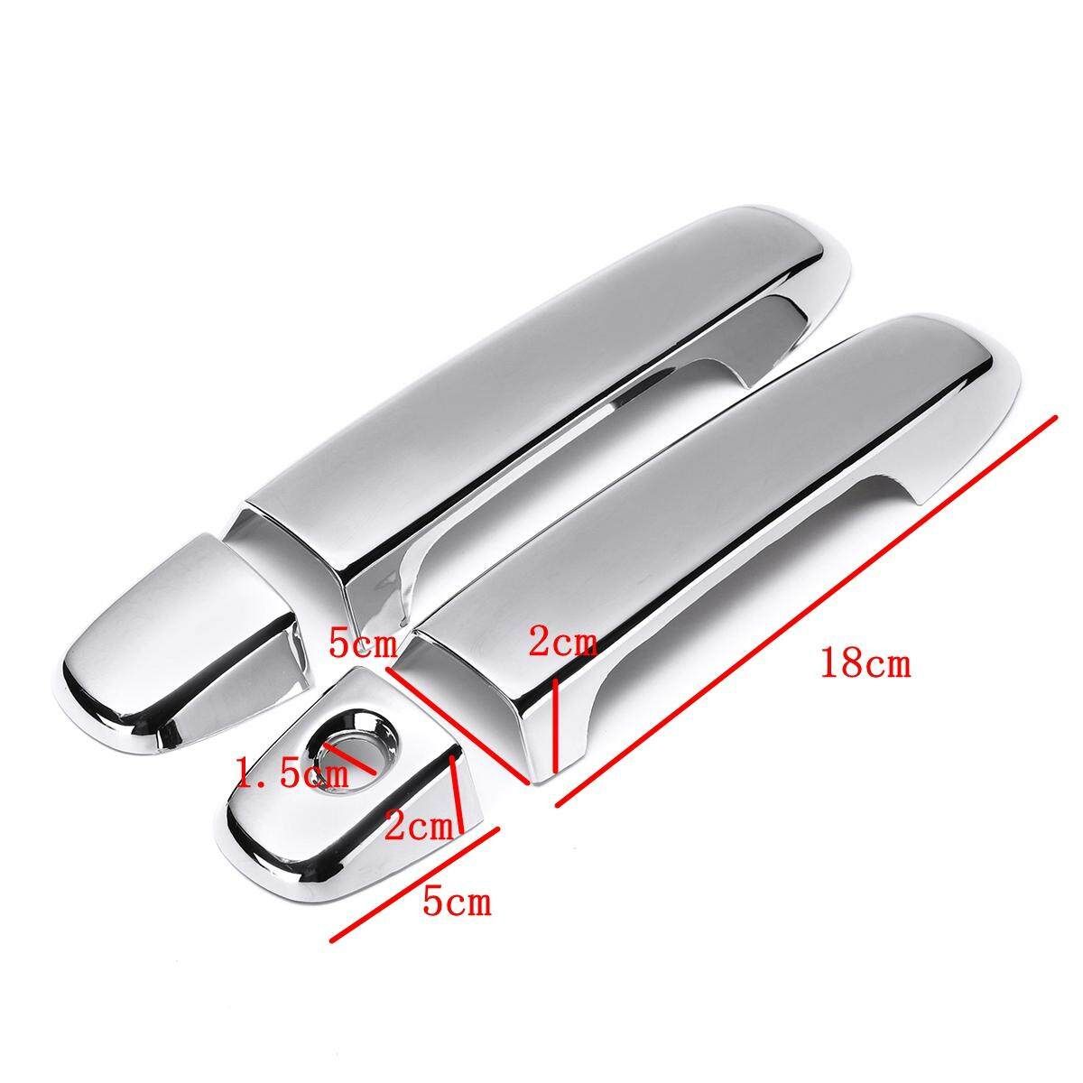 8pcs Set ABS Chrome 4 Door Handle Covers For To*yo*ta Camry 2012-2016