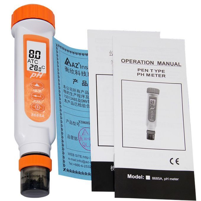 Digital PH Meter, 0.01 PH Accuracy Water Quality  0-14 PH