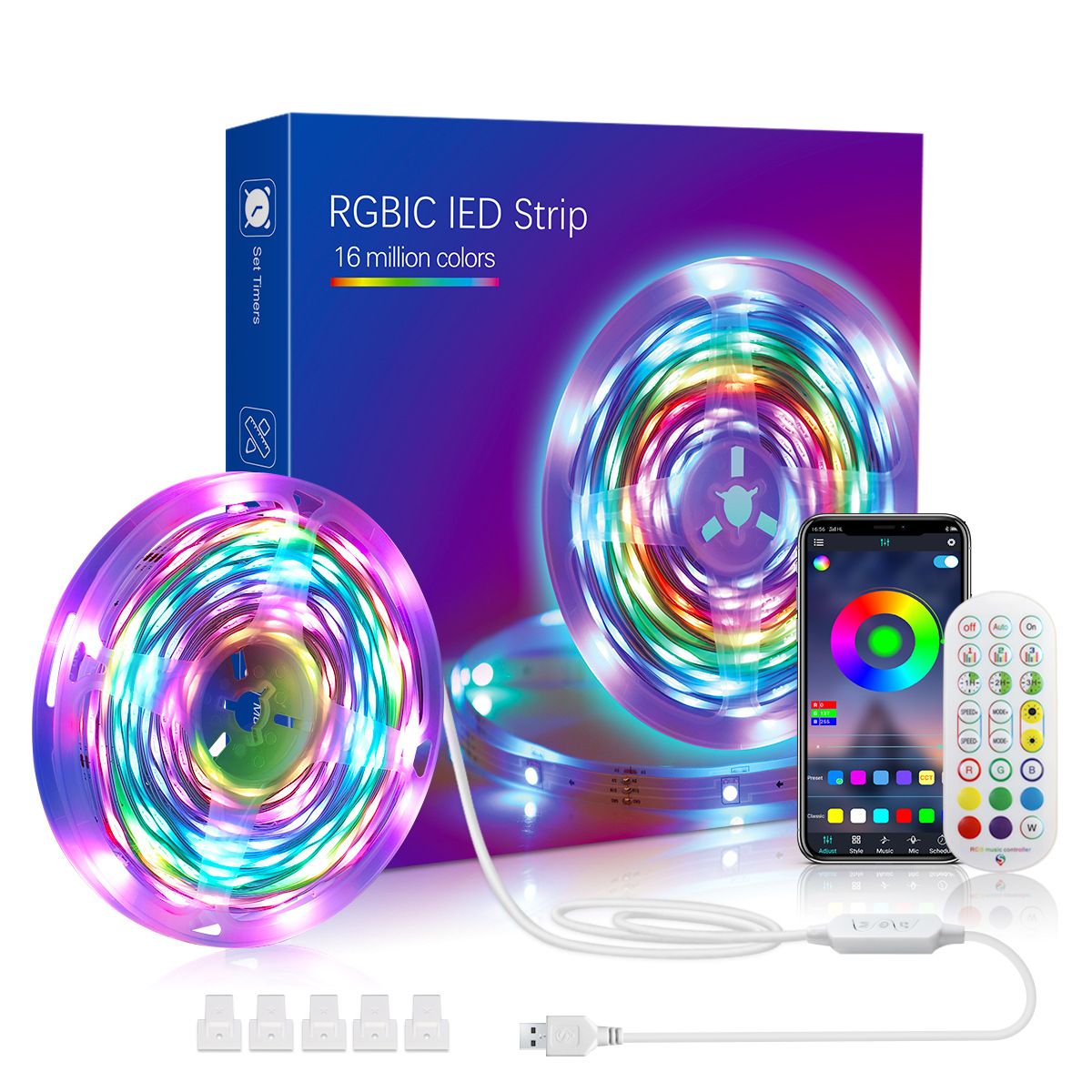 1M/2M/3M/4M/5M/7.5M/10M Home Decor Led Light Strip LampTape Flexible Ribbon RGB5050