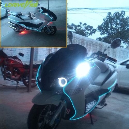 LED Wire For Car Interior/Dashboard Motorcycles Bike Cosplay Festival Decoration (Green)-2m