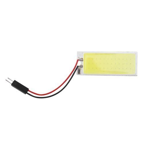 T10 501 W5W BA9S Festoon Dome Interior 36 LED COB Adapter