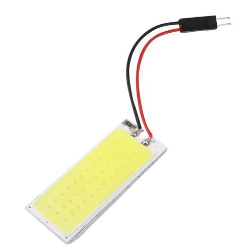T10 501 W5W BA9S Festoon Dome Interior 36 LED COB Adapter