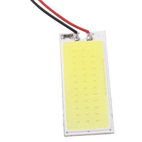 T10 501 W5W BA9S Festoon Dome Interior 36 LED COB Adapter