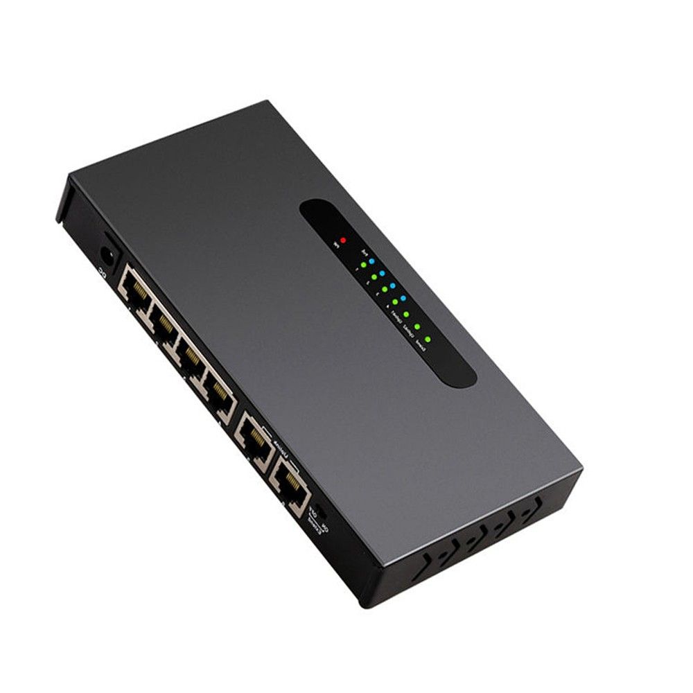 6-port POE Switch 4+2 100M Enthernet Switch With 4 Ethernet