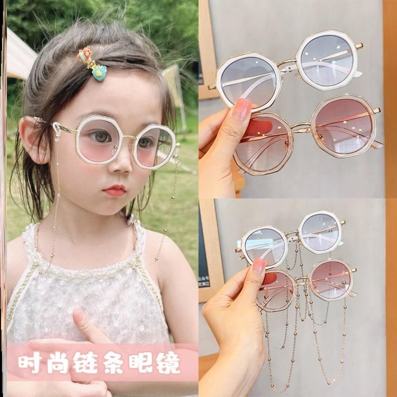 Children's Sunglasses Girls' UV Protection Boys Sun Protection Sunglasses Big Children Sunglasses Tide Fashion Runway Glasses