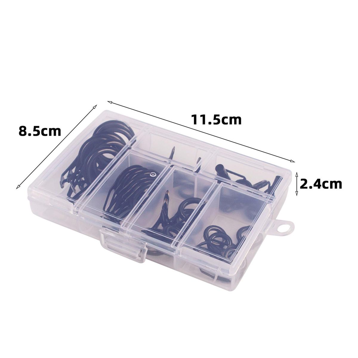 35pcs Fishing Rod Repair Kit Ceramic High Carbon Steel Fishing Rod Guides