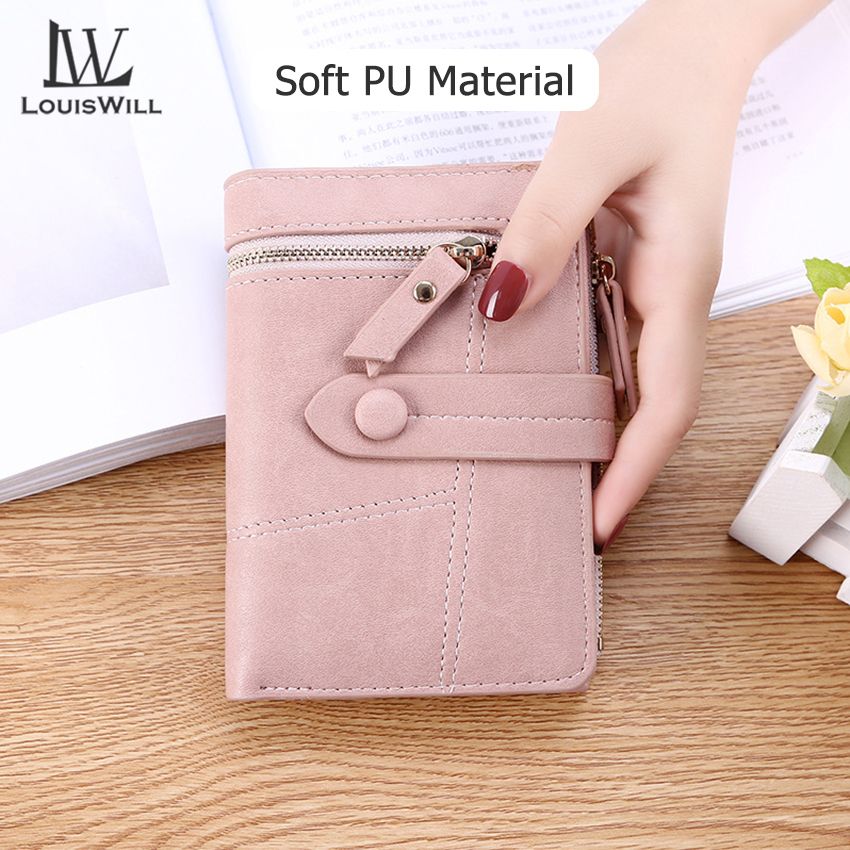 LouisWill Women Wallets Fashion Fold Wallets Bag Short Purse