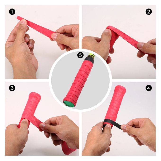 Pack Of 10 Tennis Racket Grips Anti-skid Badminton Racquet