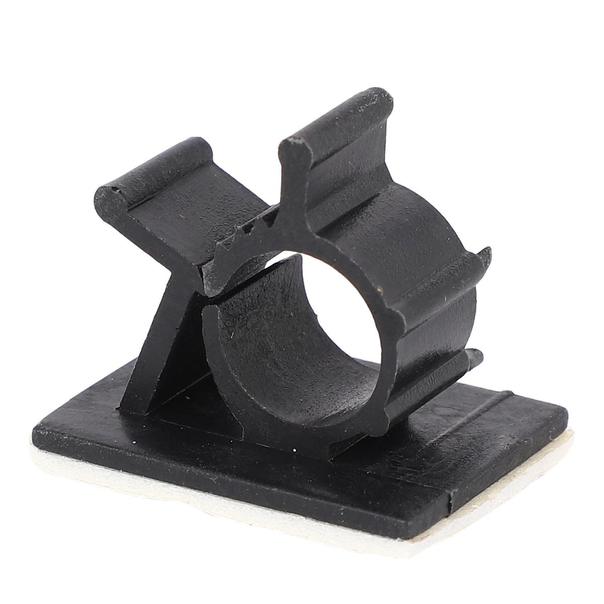 20Pcs Black Plastic Cable Clamps Self Car Cable Clips Wire