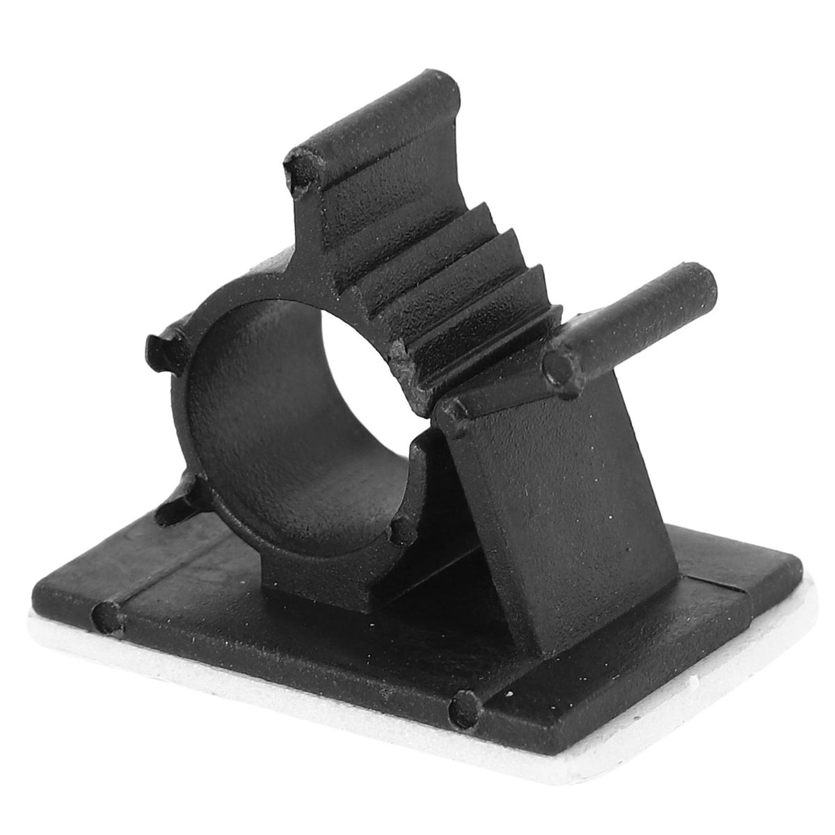 20Pcs Black Plastic Cable Clamps Self Car Cable Clips Wire