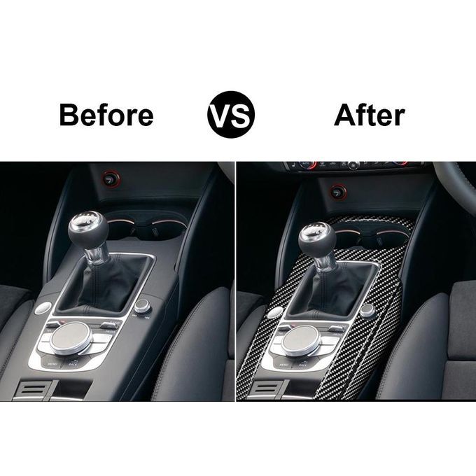 3Pcs Two Holes With One Key Right Car Control Shift-Black