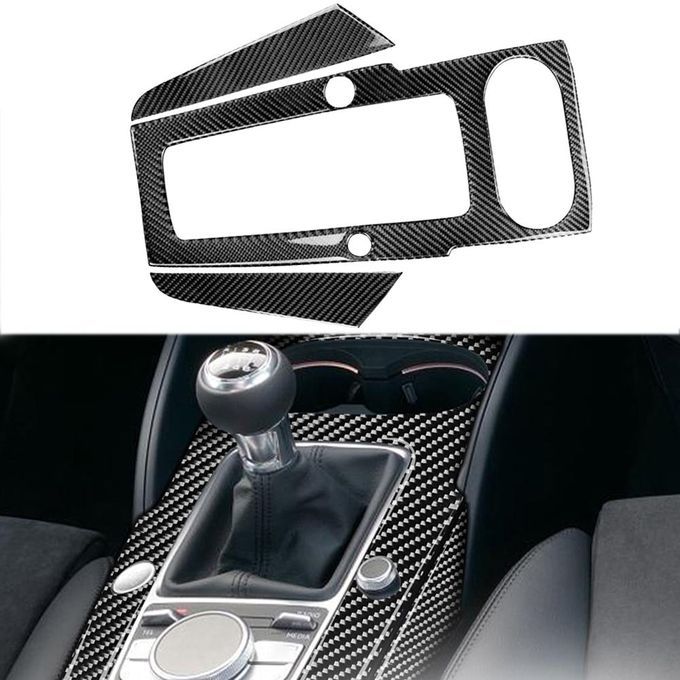 3Pcs Two Holes With One Key Right Car Control Shift-Black