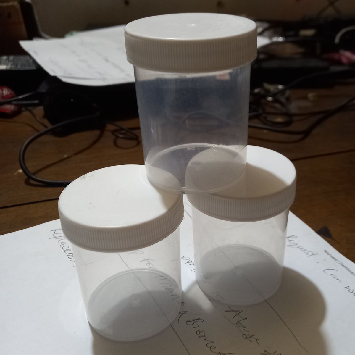 100ml Empty Plastic Jars/ Containers