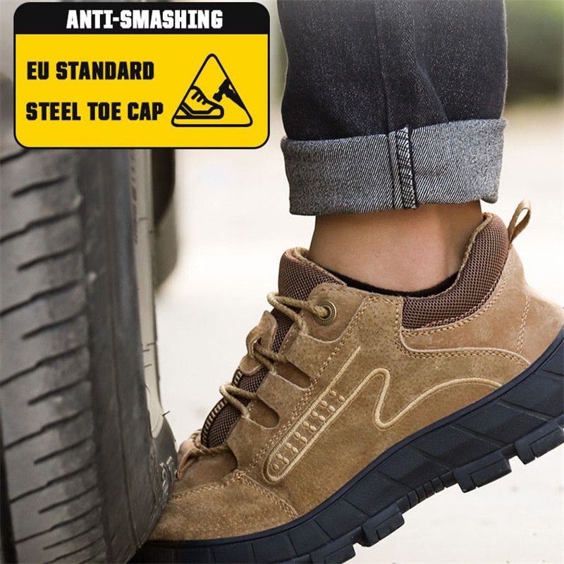 Safety Shoes With Steel Toe Cap Hiking Shoes Work Shoes