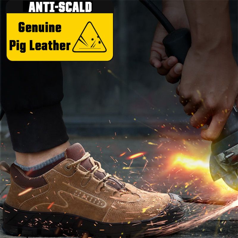 Safety Shoes With Steel Toe Cap Hiking Shoes Work Shoes