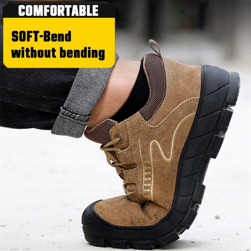Safety Shoes With Steel Toe Cap Hiking Shoes Work Shoes