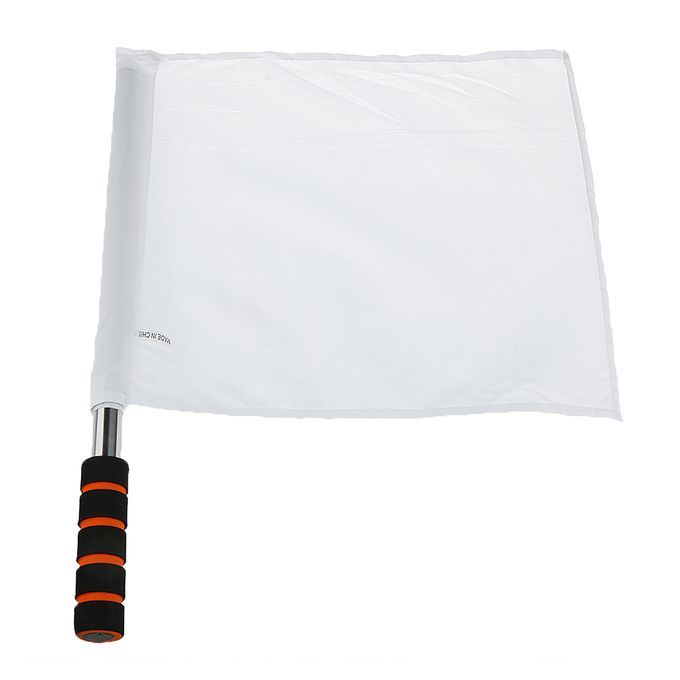 Referee Football Soccer Hocky Lineman Flag Hand Flag Competition White