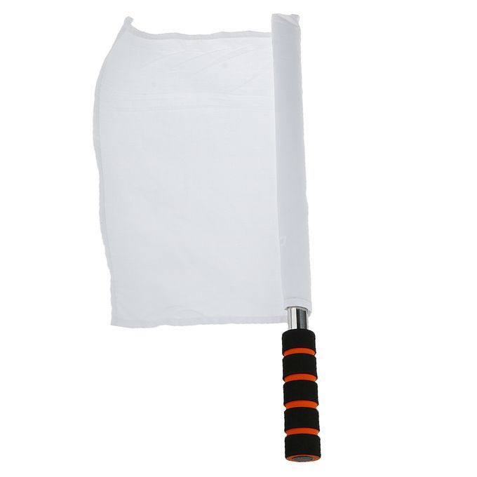 Referee Football Soccer Hocky Lineman Flag Hand Flag Competition White