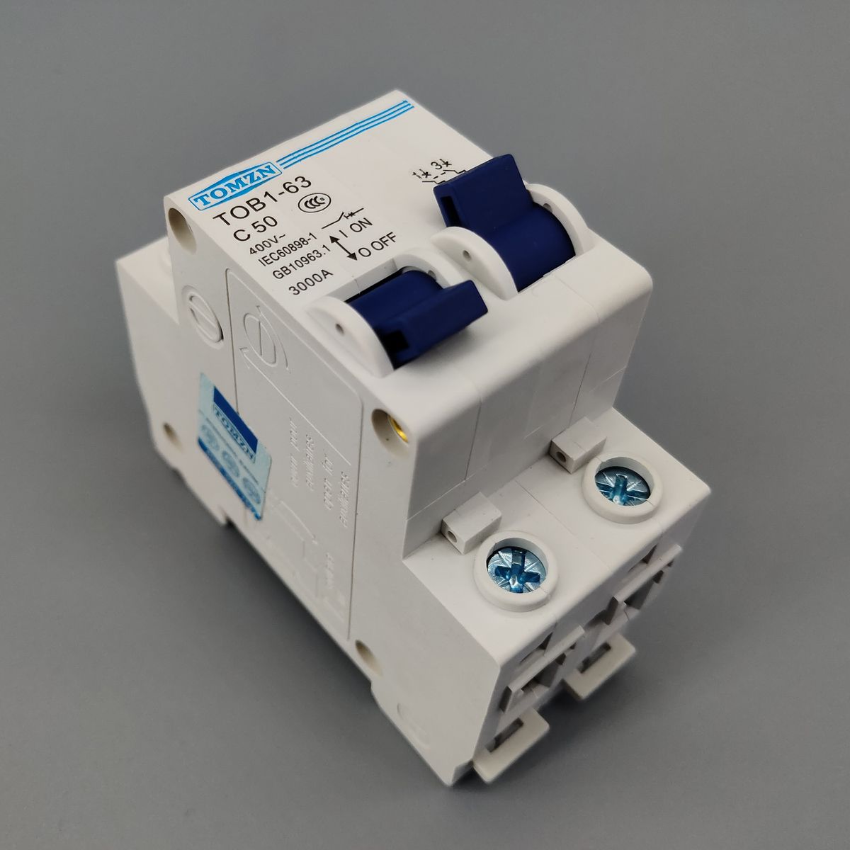1P 50A MTS Manual Transfer Switch Circuit Breaker MCB 50HZ
