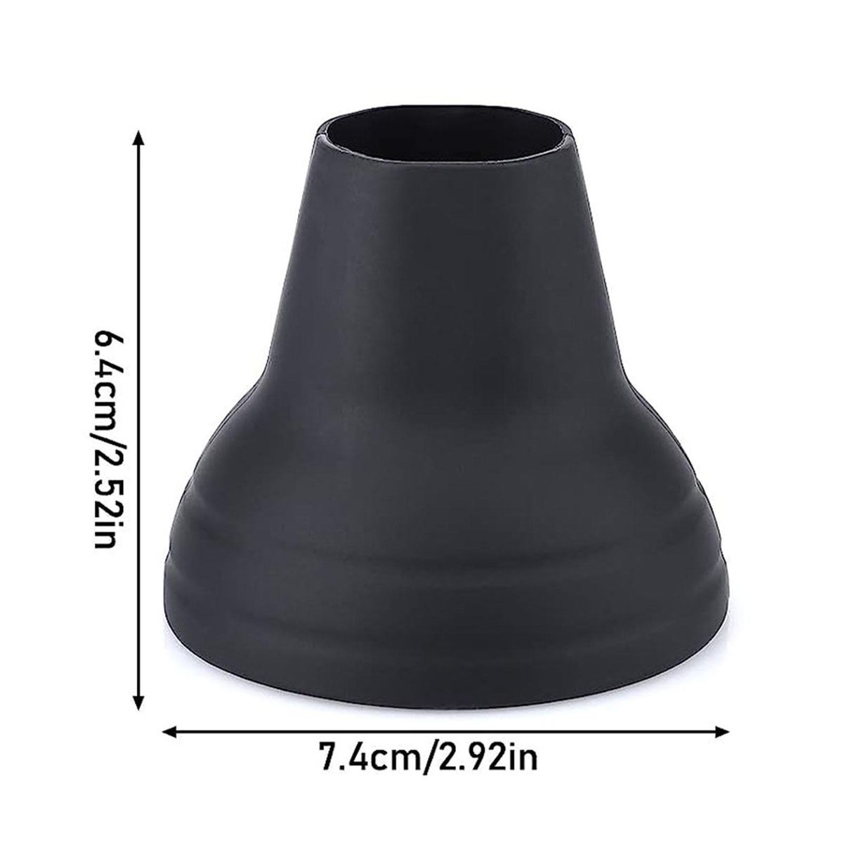 Pickleball Retriever Pickleball Ball Retriever Silicone Picker Black