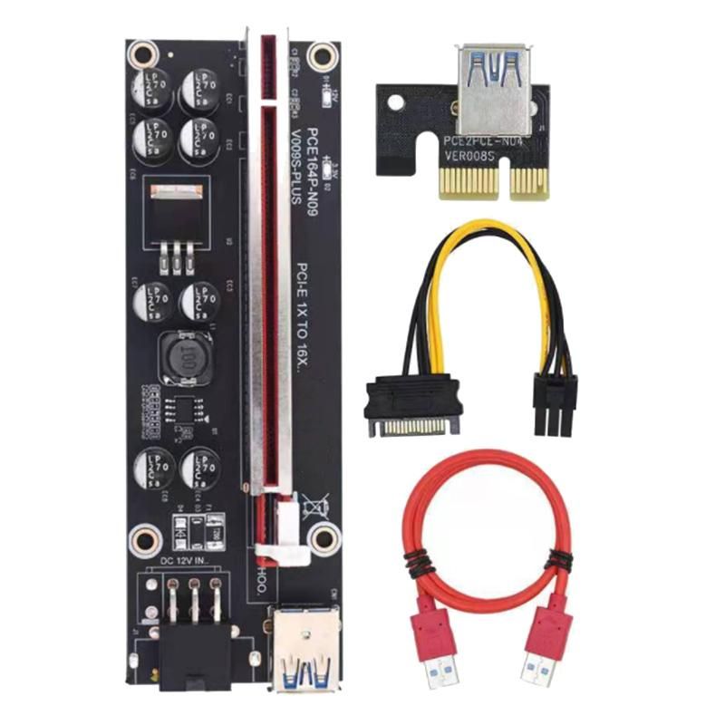 VER009S Plus PCI-E PCIE Riser 009S 6Pin PCI Express Adapter
