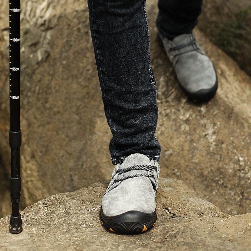 Outdoor Climbing Hiking Suede Sports Shoes Loafers