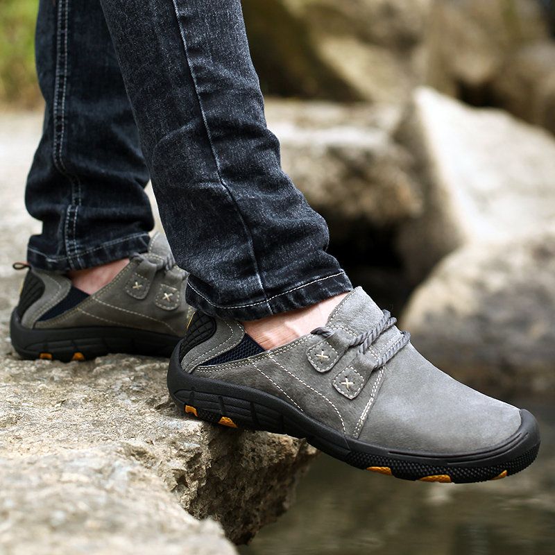 Outdoor Climbing Hiking Suede Sports Shoes Loafers