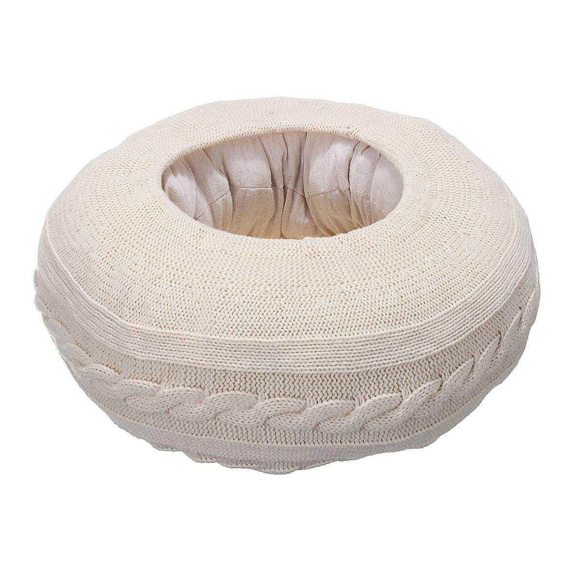Newborn Photography Props Styling Ring Shaped Pillow Retro Small Sofa Small Round Bed Baby Photo Studio Accessories Beige