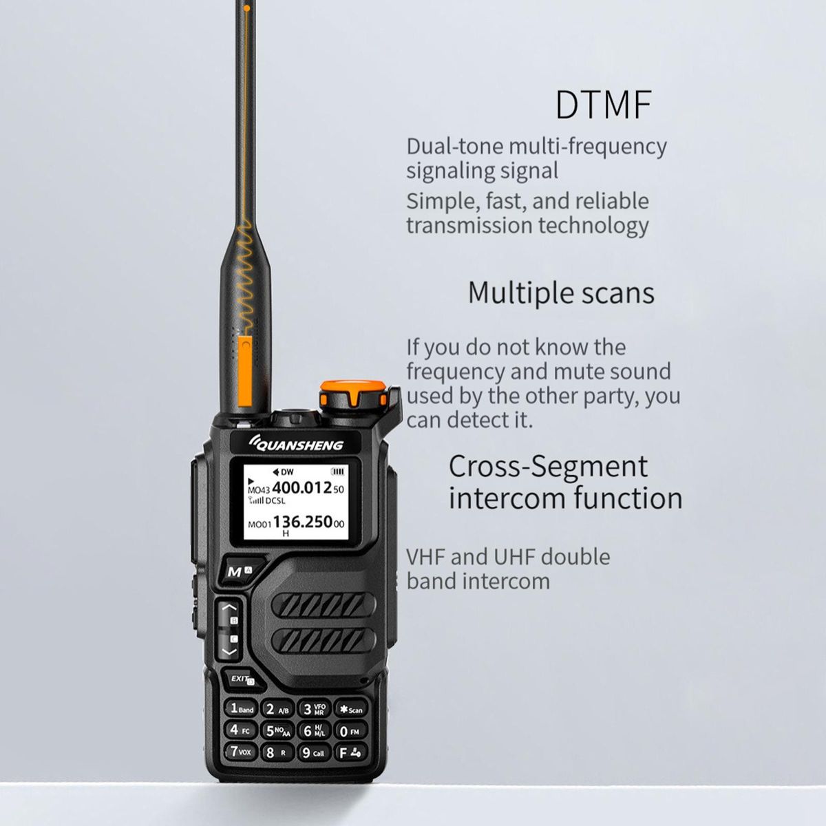 -k5 Vox 50-600MHz RX Freq With Cable