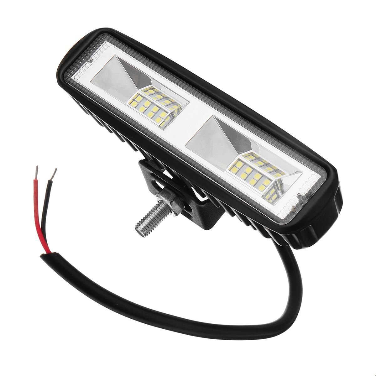 6 Inch 48W 16 Led Work Light Bar Flood Beam Bar Car Suv Off Road Driving Fog Lamp Ip68
