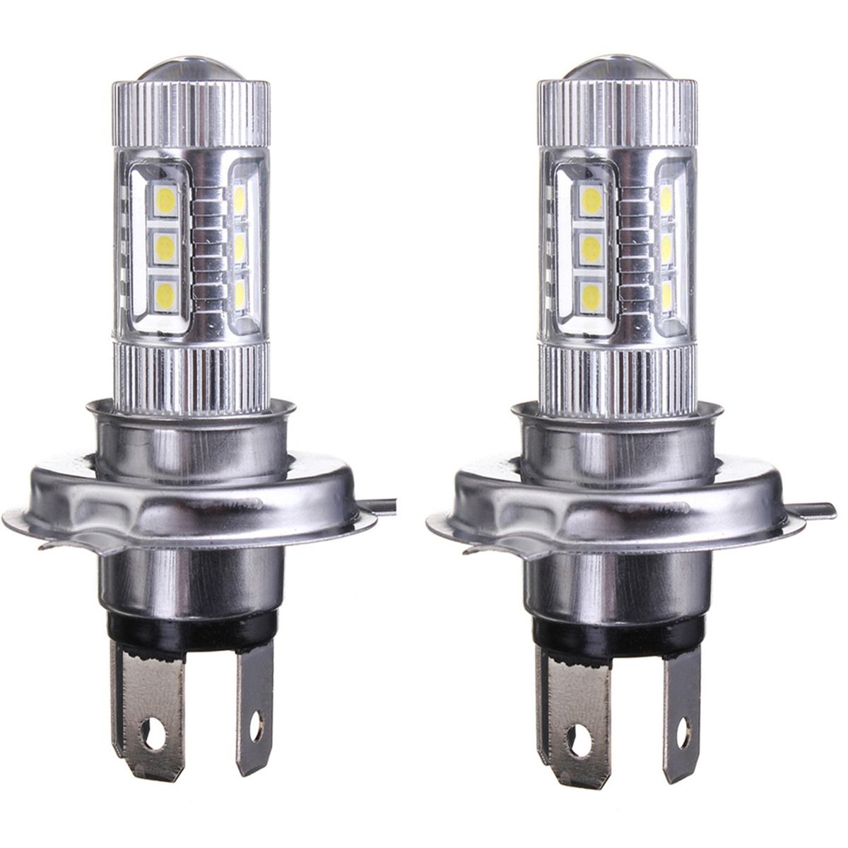 H4 9003 HB2 80W 8000LM 8000K LED Headlight Bulbs Kit Fog