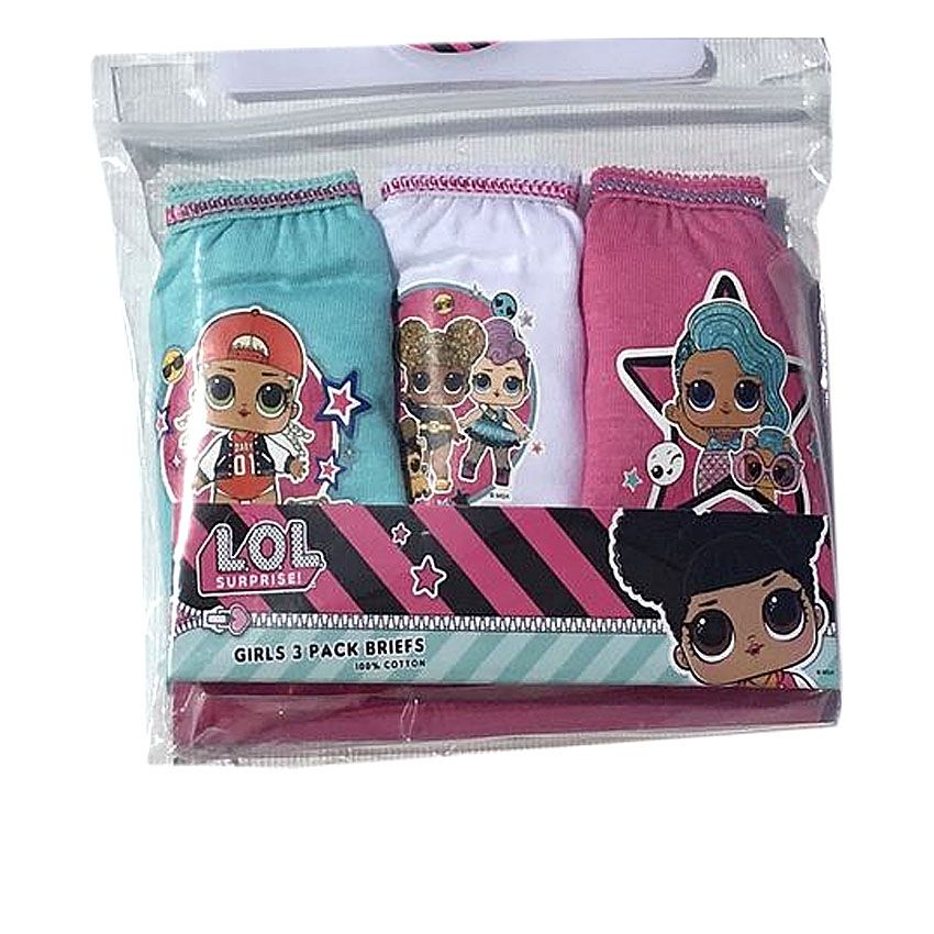 3 Pack Girls Briefs