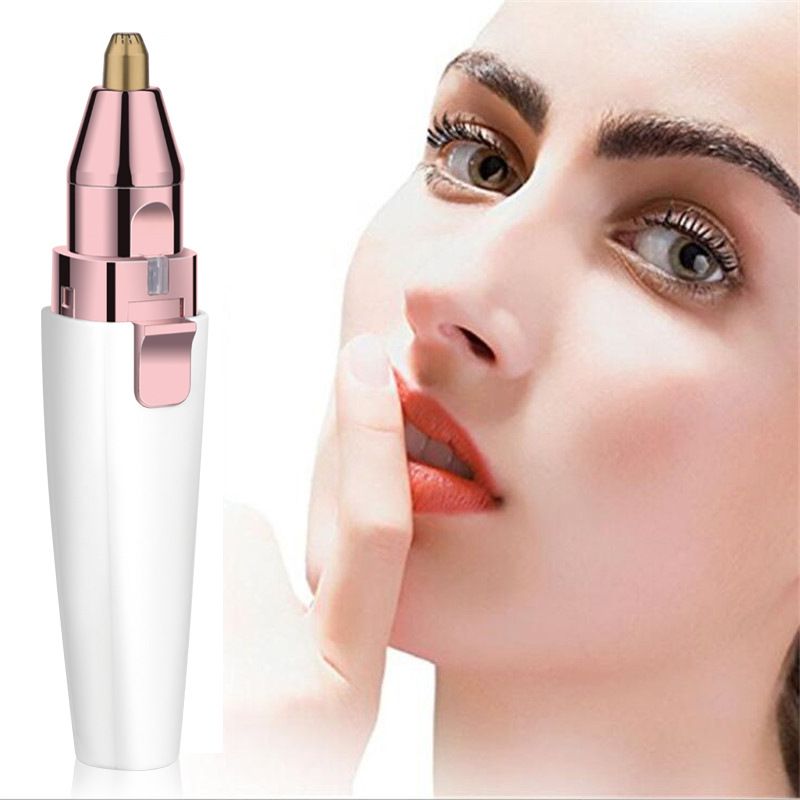 Electric Eyebrow Trimmer Mini Eye Brow Epilator Facial Lipstick Shape Hair Removal