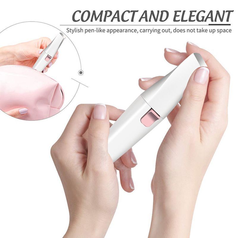 Electric Eyebrow Trimmer Mini Eye Brow Epilator Facial Lipstick Shape Hair Removal