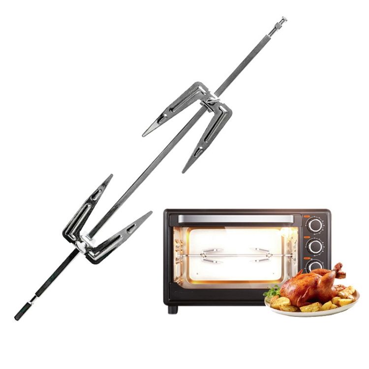 Stainless Steel Roast Chicken Skewer Cook BBQ Grilled Fork