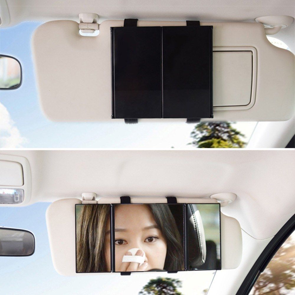 Car Visor Mirror Makeup Travel Vanity Mirror Cosmetic