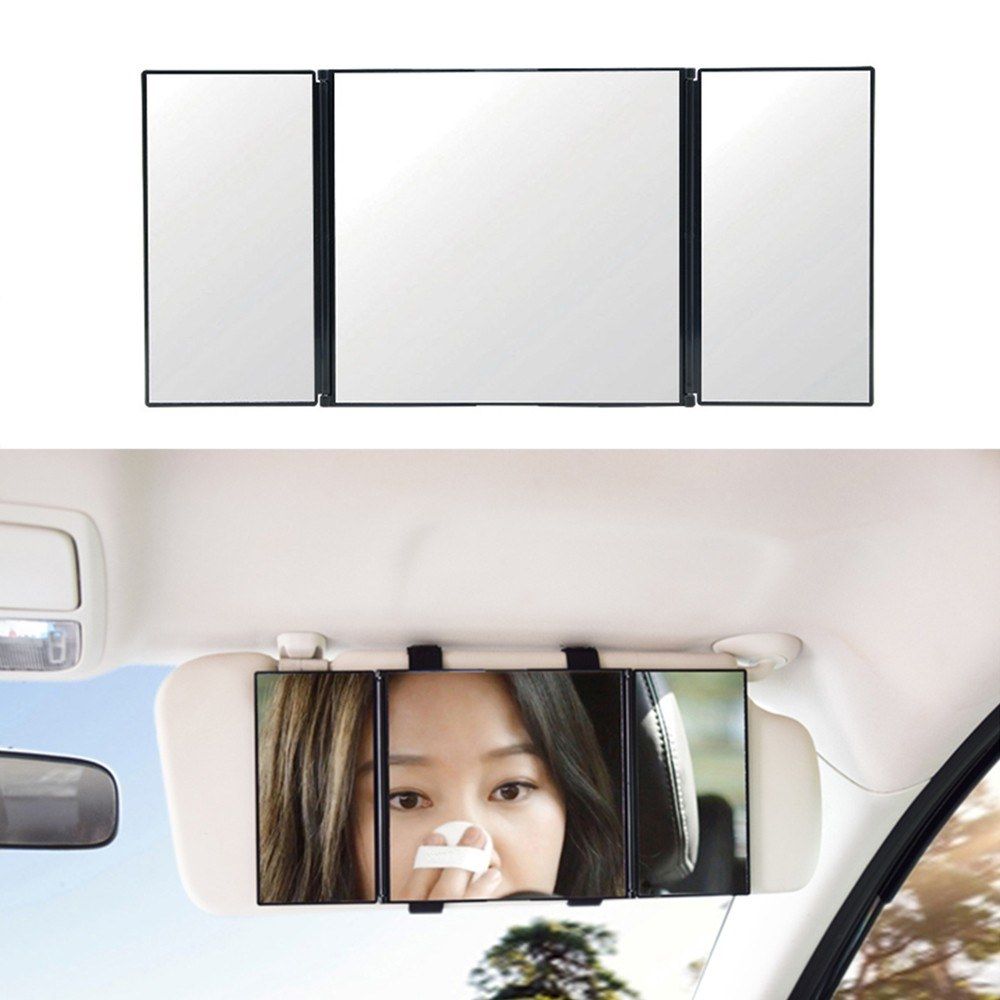 Car Visor Mirror Makeup Travel Vanity Mirror Cosmetic