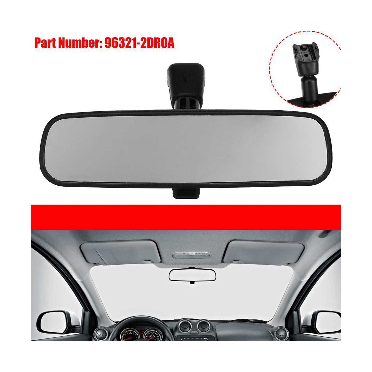 Interior Rear View Mirror for Nissan Navara 350Z Altima