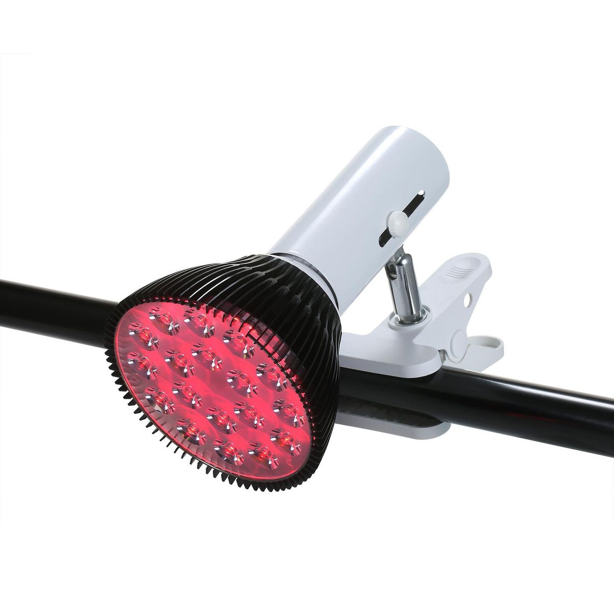 Red Light Therapy Lamp 36W 18 LEDs Infrared Light Therapy Device 660nm 850nm Infrared Combo E27 Socket with Adjustable Lamp Clamp Holder Safety Goggles for Skin Care Pain Relief Health Care