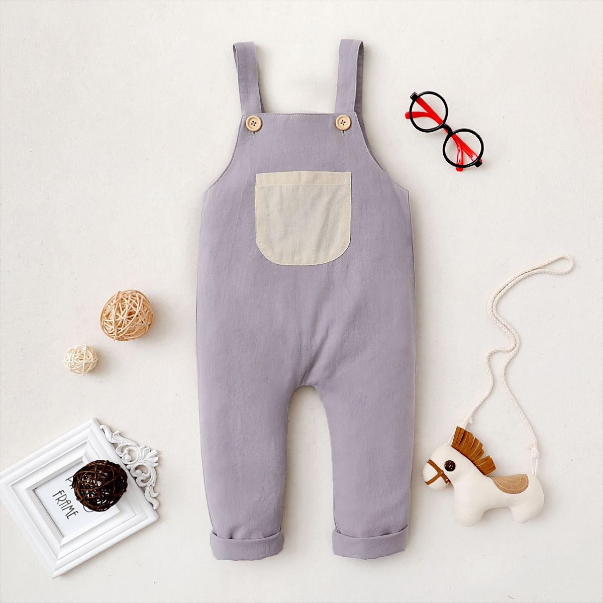 1-6Years Kid Boy Lightweight Overalls Clothing