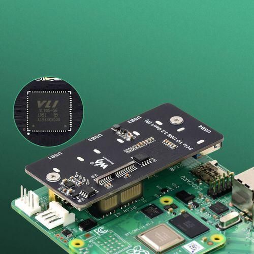 Waveshare PCIe TO USB 3.2 Gen1 Expansion Board